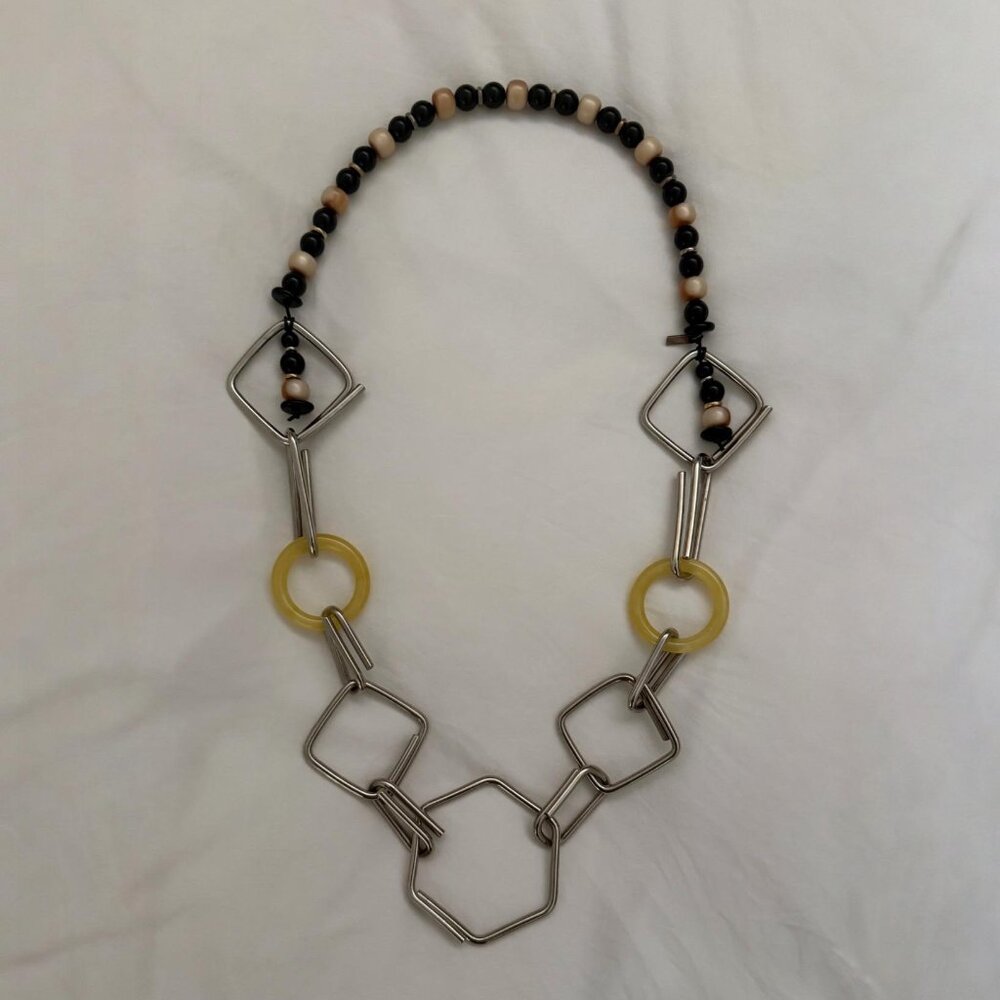 ETRO Geometric Statement Necklace | Vintage, Unique & Beautiful!